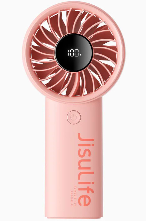 Вентилятор портативный Jisulife Handheld Fan Life 4 3600mAh Pink